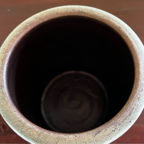 1988 Rockdale Union Stoneware Salt Glaze Crock Salon He She Hair Designs - Picture 6 of 7